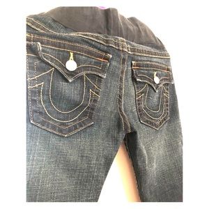 Maternity True Religion jeans